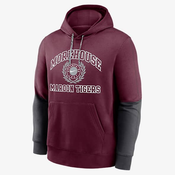Morehouse Tigers Hoodies Pullovers. Nike